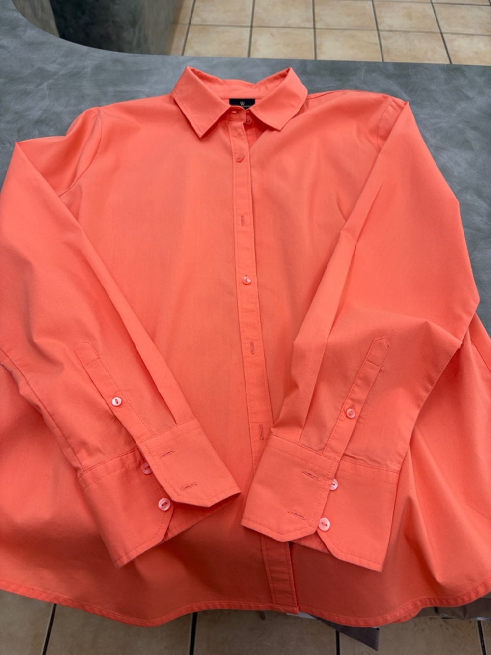 Worthington Coral Button-Down Dress Shirt